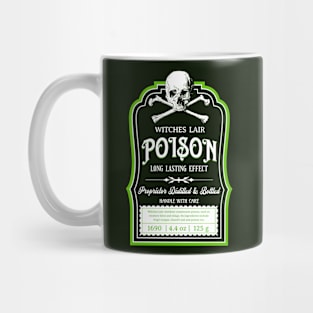 Skull and Bones Poison Label Mug